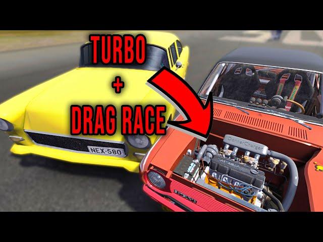 DRAG RACE WITH THE GT TURBOCHARGER - My Summer Car #252 | Radex