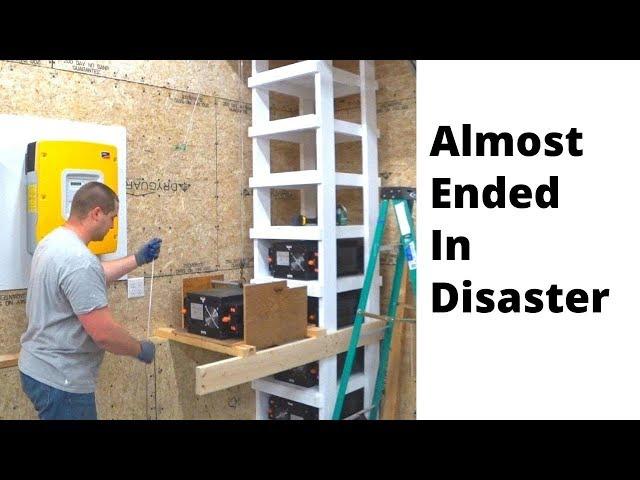 Hoisting Batteries, 48 volt Off-Grid Solar
