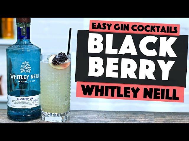 Whitley Neill BLACKBERRY Gin Cocktail | Autumn Crumble