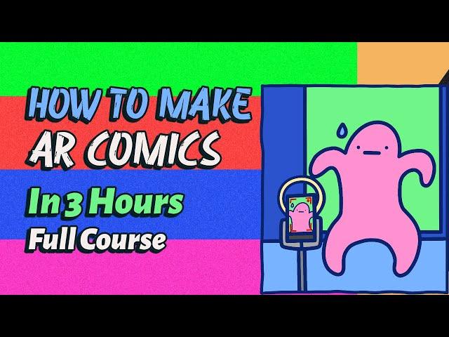 How to make Augmented Reality (AR) Comics in 3 Hours | Full Course