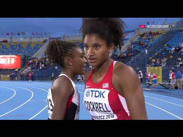 59 Anna Cockrell 400m Hurdles FINAL Women's HD World U20 Championships Bydgoszcz 2016