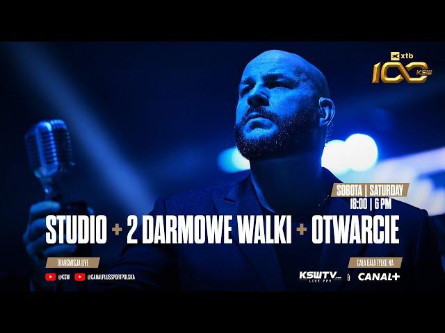 KSW: Studio + 2 darmowe walki + otwarcie XTB KSW 100