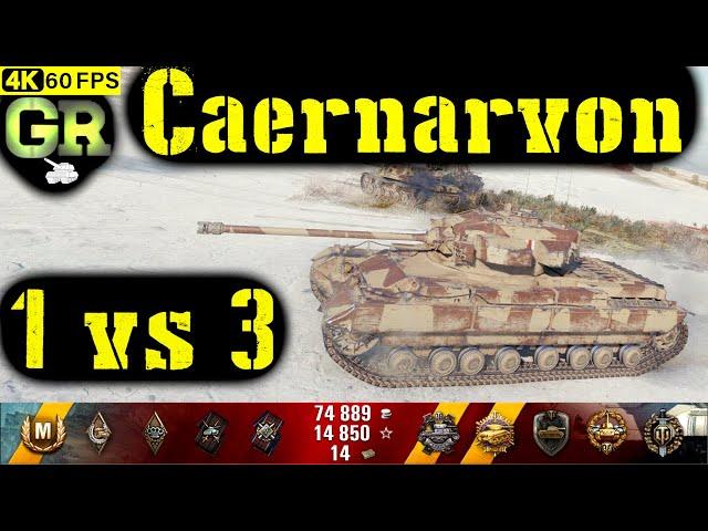 cięcie__World of Tanks Caernarvon Replay - 10 Kills 4.9K DMG(Patch 1.4.1)