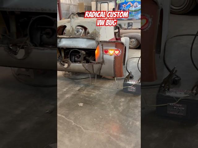 Did Someone Say Hearts For Tailights? #automobile #vw #custom #fabrication #french #metal #diy