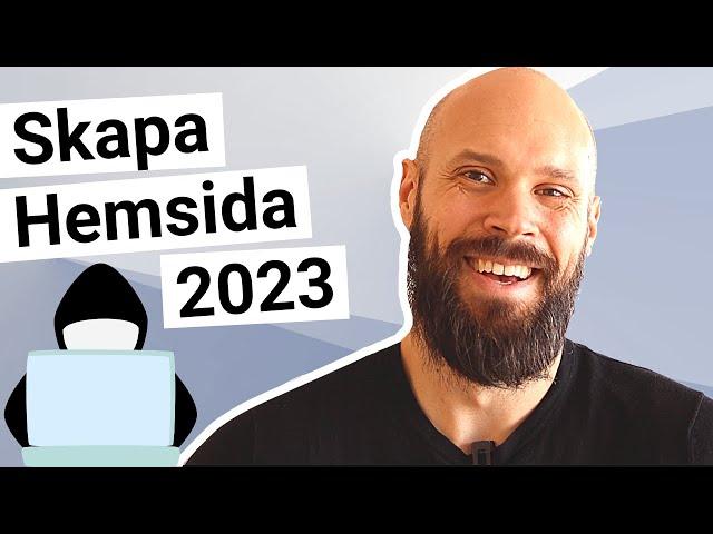 SKAPA HEMSIDA med Wordpress [2023] - Bygga hemsida med egen domän [Komplett Guide]