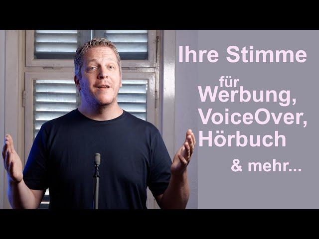 Ihr Sprecher für Werbung, VoiceOver und Hörbücher