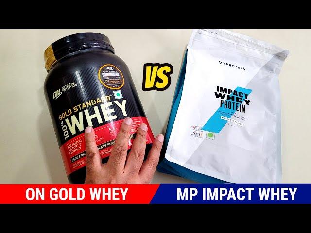 On Gold Standard whey vs Myprotein Impact whey | Which One is Best