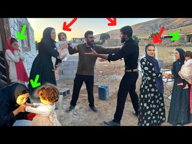 Farzad took Rojan back from Tayyiba! Fierce fight with Kamran, threats and tears 