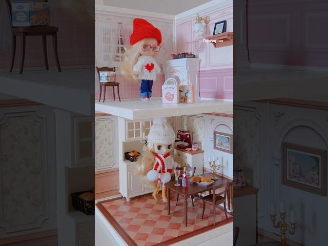 Rolife Warm Dining Room DIY Miniature House ️‍️ #minitoys #petiteblythe #dollhouse #asmr #toy