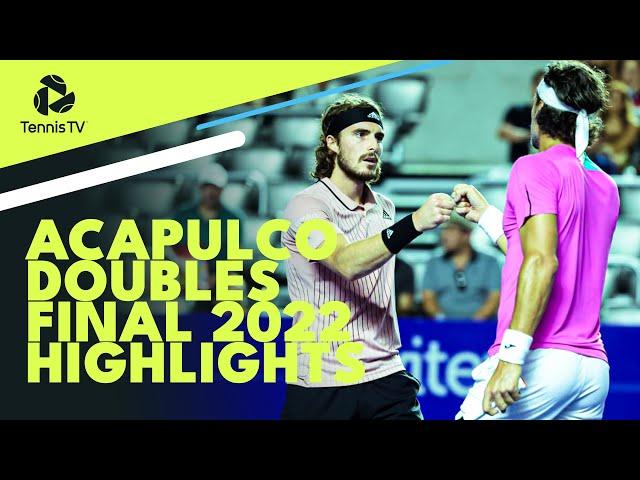 Tsitsipas & Lopez vs Arevalo & Rojer For The Title! | Acapulco 2022 Doubles Final Highlights!