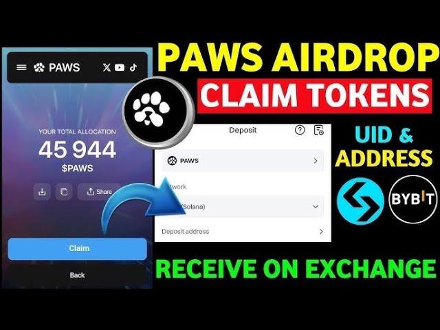 PAWS AIRDROP CLAIM - CLAIM YOUR PAWS TO EXCHANGE NOW (AIRDROP COMING)