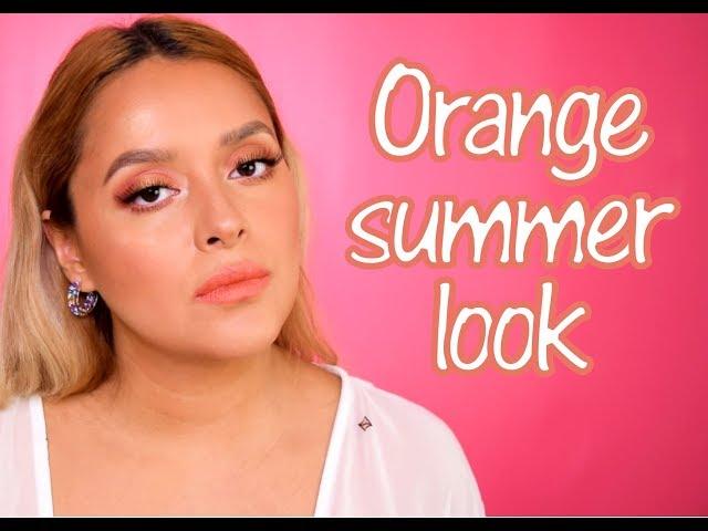 ORANGE MAKEUP LOOK  JackieEFFEX