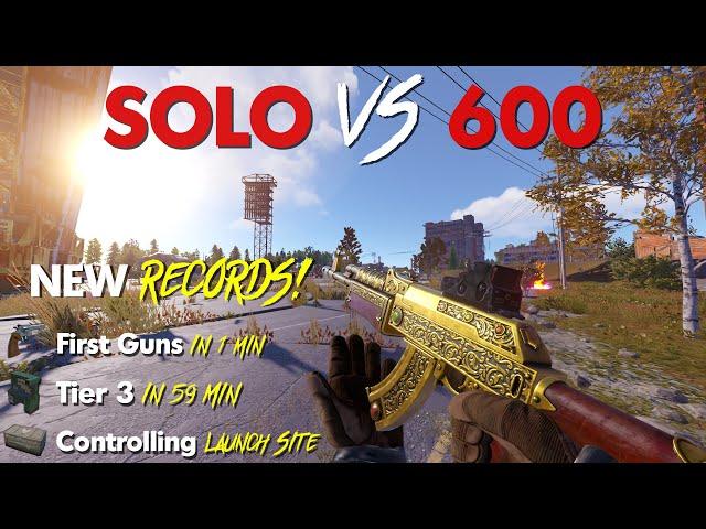 DOMINATING WIPEDAY As A 14,000 Hour SOLO | Vanilla - Rust