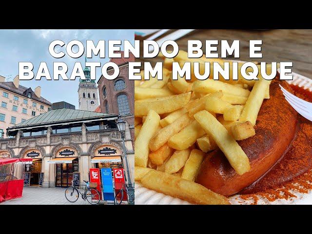 COMO COMER COMIDA ALEMÃ BOA E BARATA EM MUNIQUE?