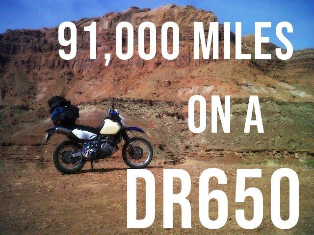 91,000 MILES ON A SUZUKI DR650!