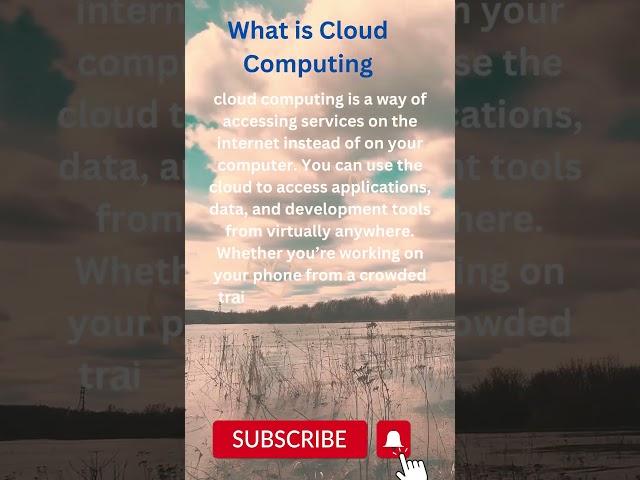 What is Cloud Computing? #salesforce #shorts #cloudcomputing
