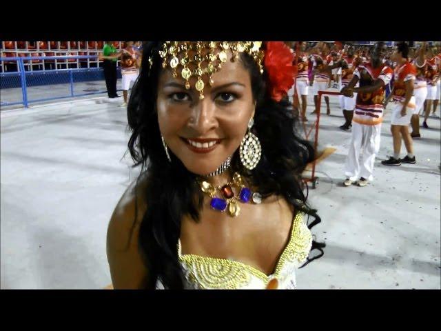 Gypsy Diva Rio Carnival 2014 Miriam Duarte Happiness at Sambadrome Parades
