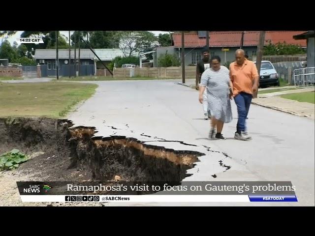 Local Government | Pres Ramaphosa's visit to focus on Gauteng's problems