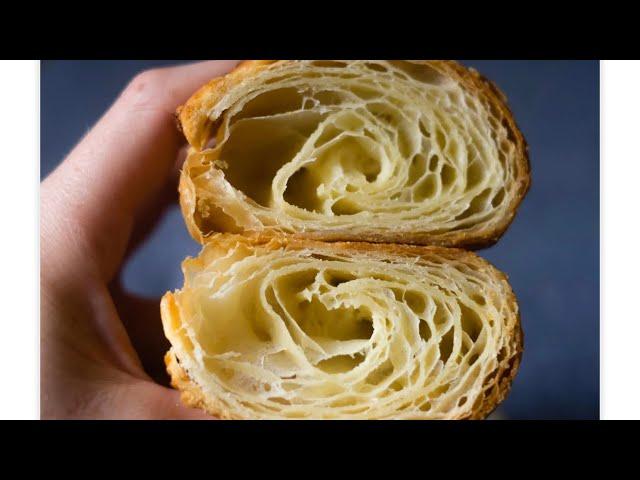 ⭐CROISSANTS SFOGLIATI COME AL BAR FATTI A MANO Ricetta FACILE e VELOCE