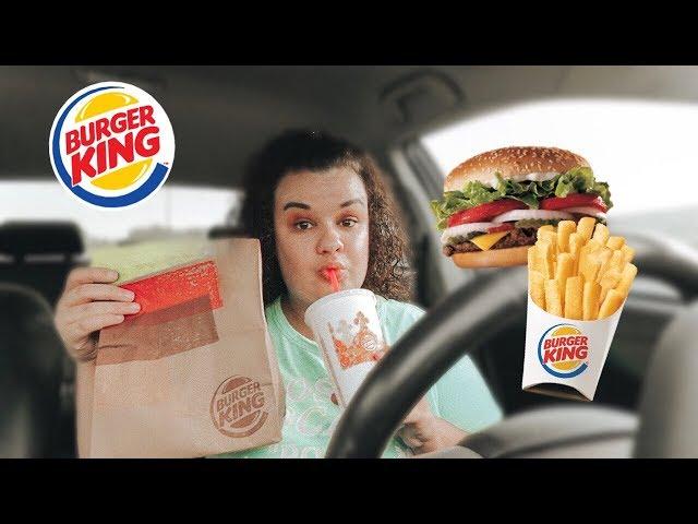 Burger King Mukbang! (eat & chat w/ me)