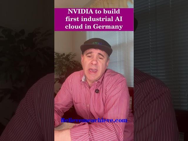 Did you know NVIDIA will build first industrial AI cloud in Germany?