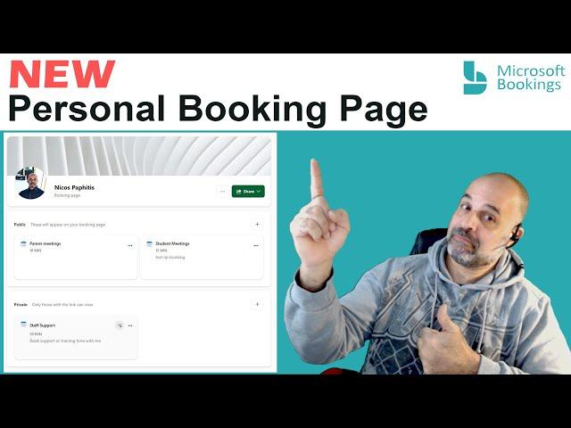 Microsoft Bookings, Personal Booking Page