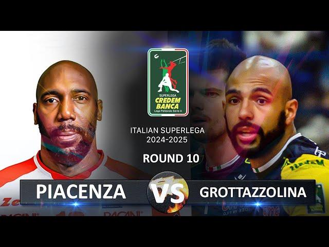 Piacenza vs Grottazzolina | Italian Volleyball SuperLega 2024/2025