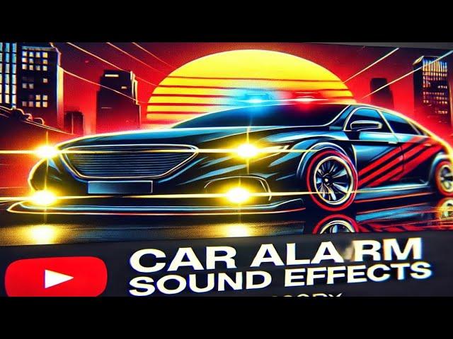 Car Alarm Sound Effects With Drawing