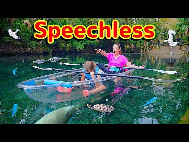 CLEAR Kayaking Silver Springs - SHOCKING 1 of 2