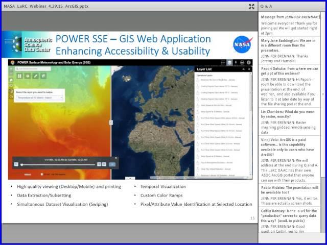 NASA Earthdata Webinar: Improving Accessibility and Use of NASA Earth Science Data