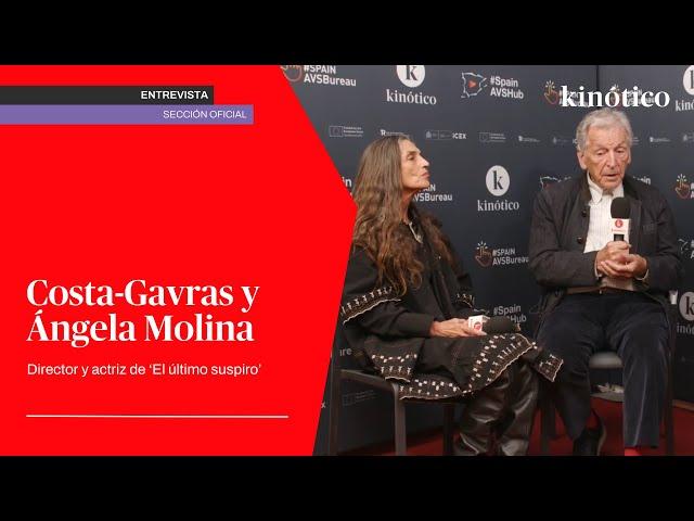 Entrevista con Costa-Gavras y Ángela Molina por 'El último suspiro' #SSIFF72