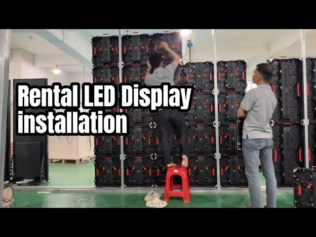 Rental LED Display Installation