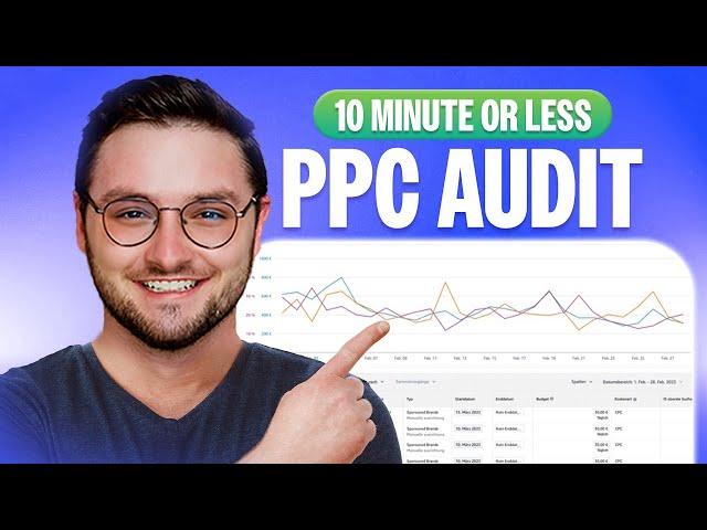 Audit an Amazon PPC Account in Under 10 Minutes