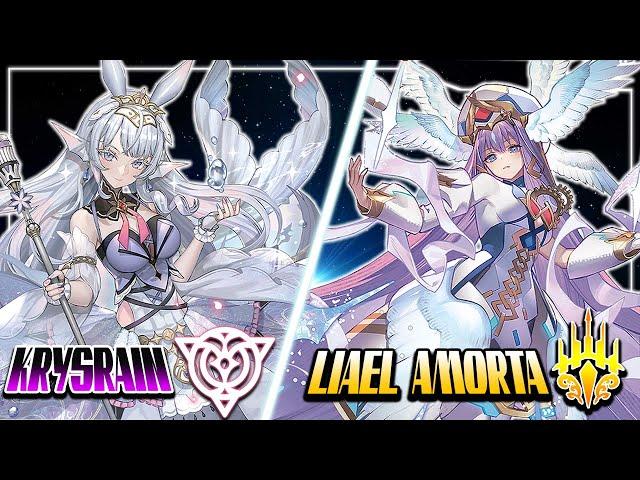 Cardfight!! Vanguard Divinez:  Krysrain (Lyrical Monasterio) VS Liael Amorta (Keter) [DZ-BT02]