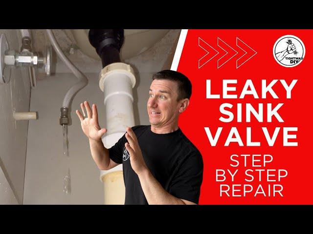 How To Repair a Leaky Sink | How To Replace a Sink Shut Off Valve