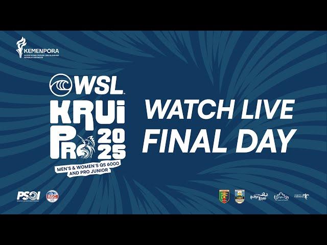 Watch Finals Day Live | QS 6,000 Krui Pro 2025 | Asian Surf Co