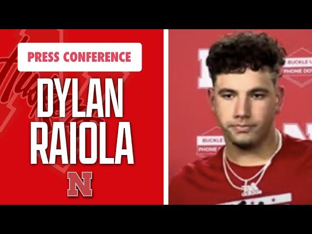 Nebraska Football QB Dylan Raiola speaks with the media following 45-22 win over Wisconsin I GBR