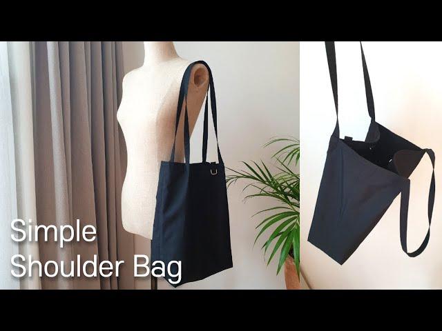 DIY 심플한 숄더백/가벼운 나일론백 만들기 - How to make a simple shoulder bag