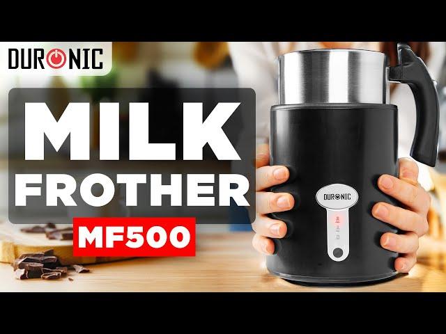 Duronic MF500 Milk Frother | Perfect Hot & Cold Foam, Lattes, and Hot Chocolate | How To Use