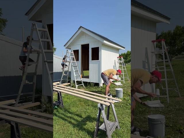 Chicken coop progress! 6/10 #painting