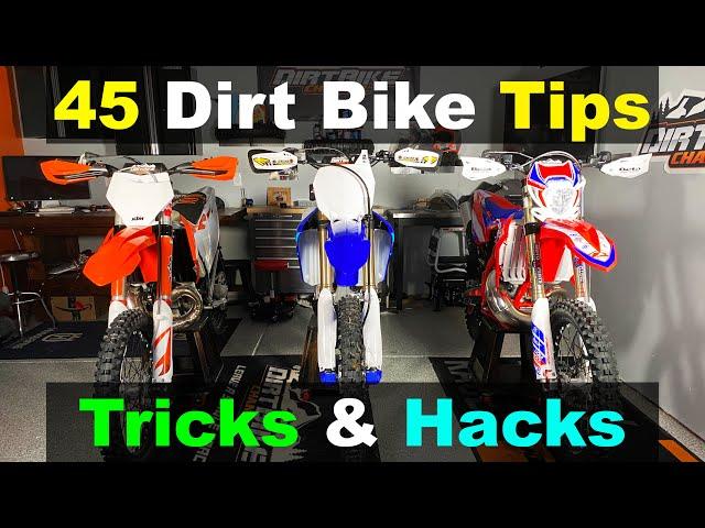 45 of The BEST Dirt Bike Hacks, Tips, and Tricks - Why aren't you doing THESE?