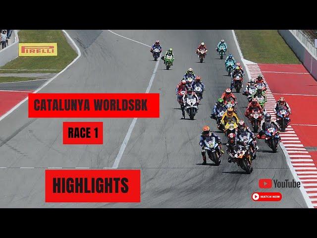 Catalunya WorldSBK Race 1 HIGHLIGHTS