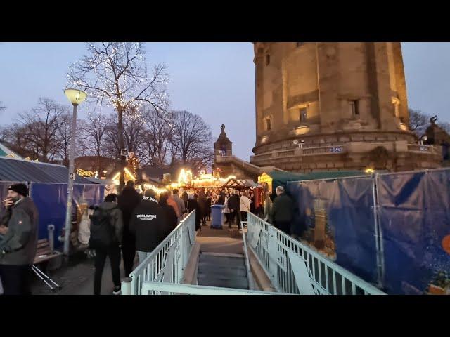 X'mas Market Mannheim Wasserturm Germany