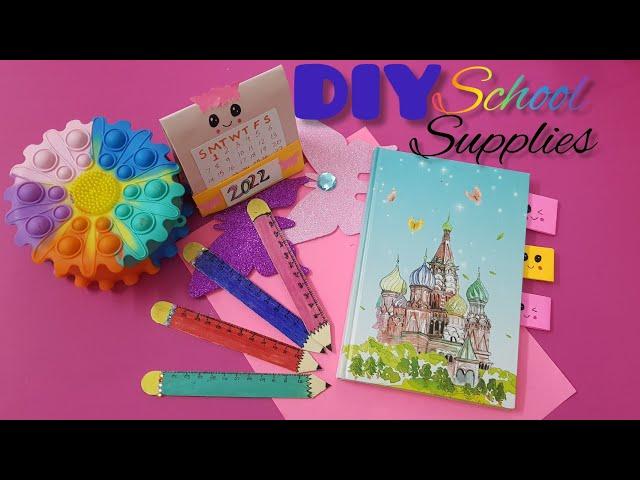 5 DIY SCHOOL SUPPLIES IDEAS #simple art 15#School#Hack#School#DIY#hack#