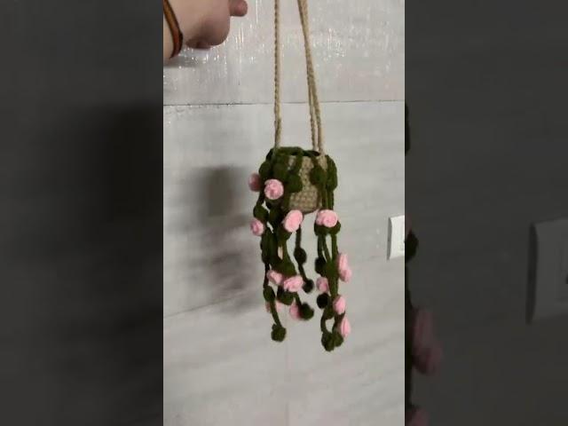 How to Crochet a Hanging Plant Holder #smallhanging #handmade #diy #crochet