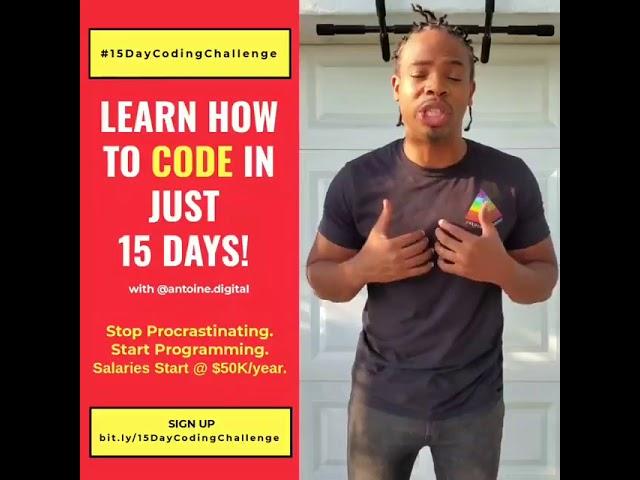 Learn to Code in Just 15 days @antoine.digital