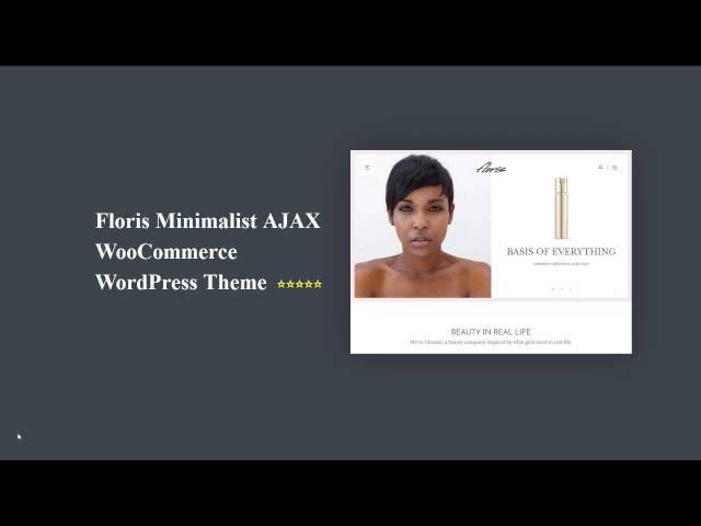 Floris Minimalist AJAX WooCommerce WordPress Theme