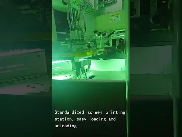 Full automatic screen printing machine for tube