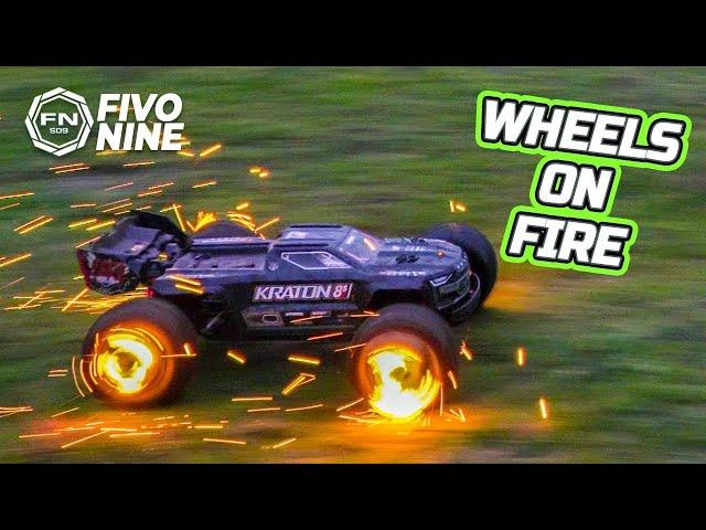 Sparking tires on Traxxas Xmaxx and Arrma Kraton