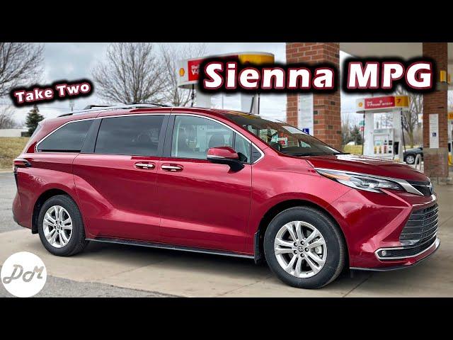 2022 Toyota Sienna AWD – MPG Test | Real-world Highway Fuel Economy Test